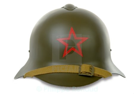 Звезда на каске солдата