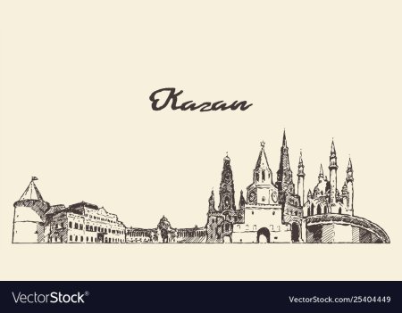 Казанский Кремль вектор