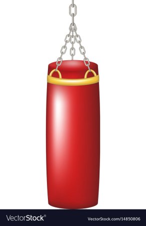 Боксерская груша вектор