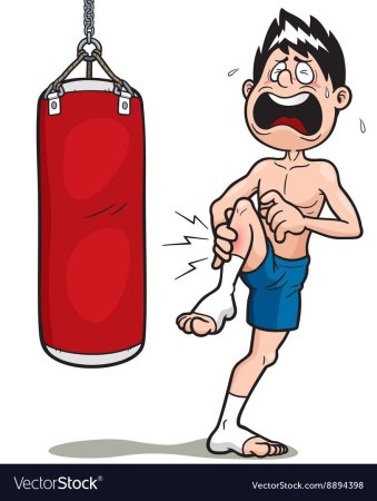 Тайский бокс карикатуры