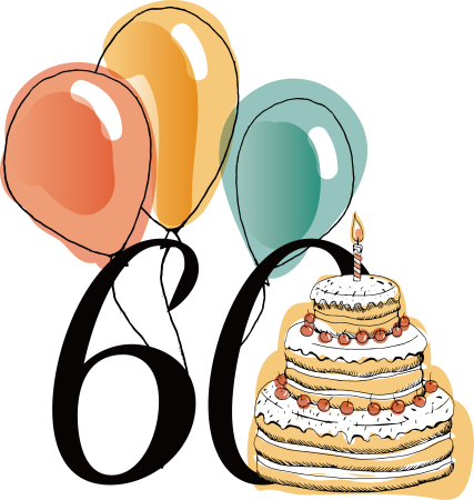 Красивая цифра 30 на юбилей