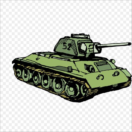 Танк детский т34 вектор