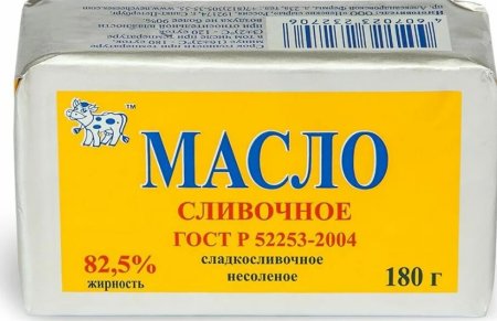 Масло сливочное vector