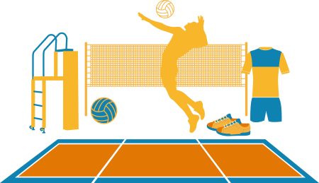 Волейбол без фона
