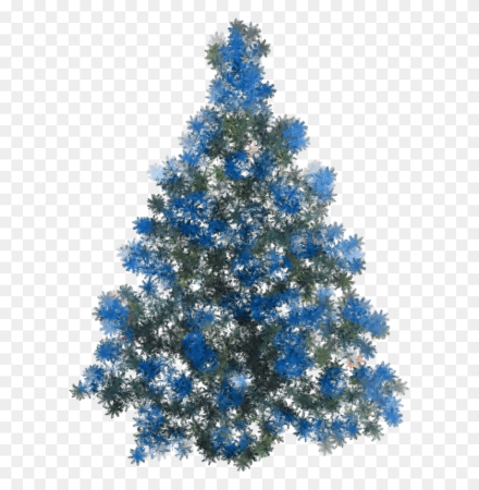 Синяя елка