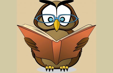 Сова с книгой