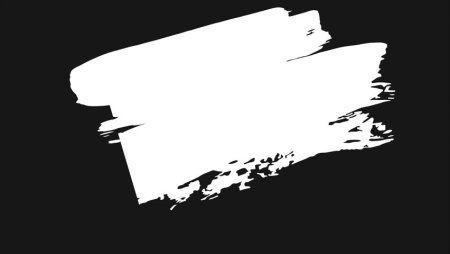 Мазок кисти белый