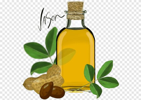Мультяшная бутылка с маслом