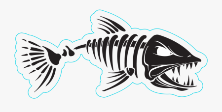 Фишерман рыба скелет