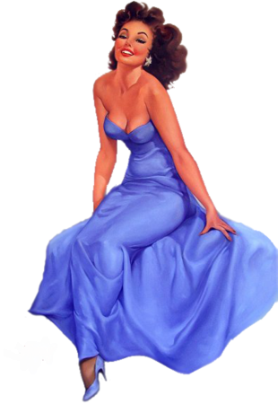 Женщина рисует