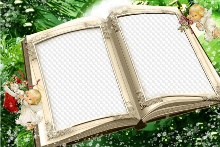 Красивые рамки с книгами