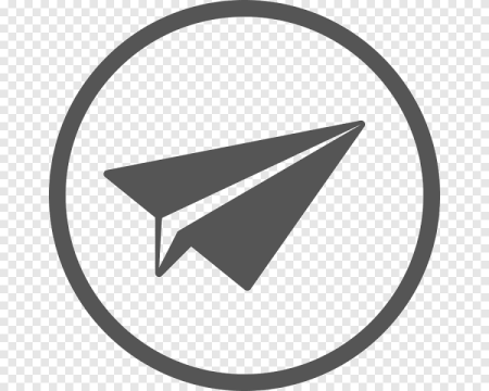 Значок телеграм на прозрачном фоне