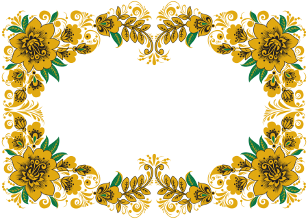 Рамка Хохлома
