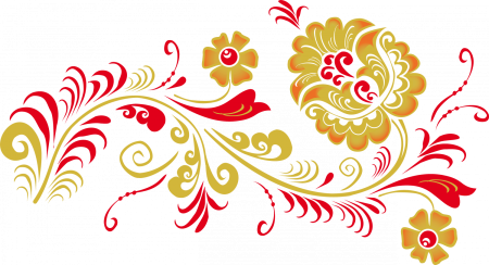 Хохломская роспись вектор