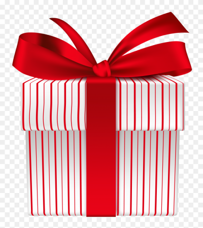 Подарочная коробка с бантом