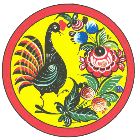 Городецкая роспись