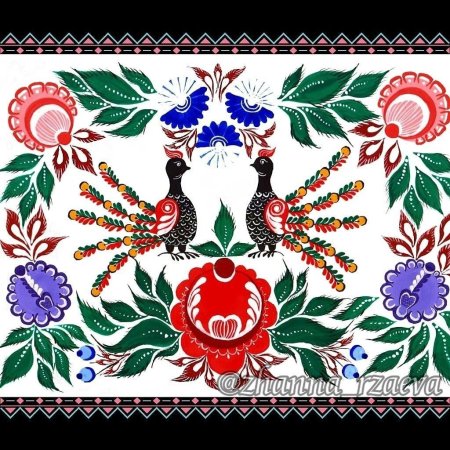 Древо жизни Городецкая роспись