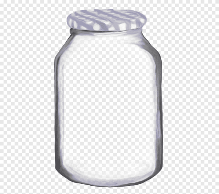 Банка на прозрачном фоне