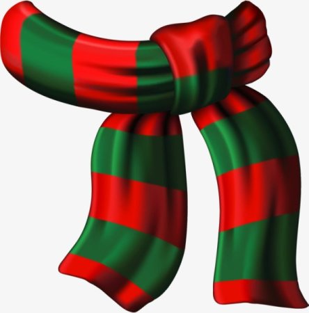 Новогодний шарф