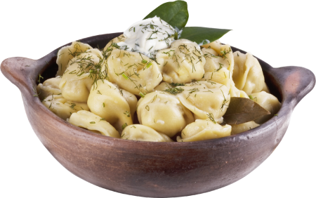 Миска пельменей