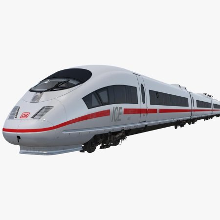 Скоростной поезд 3ds Max Сапсан