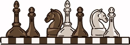 Мультипликационные шахматные фигуры