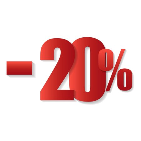 Логотип скидка 20