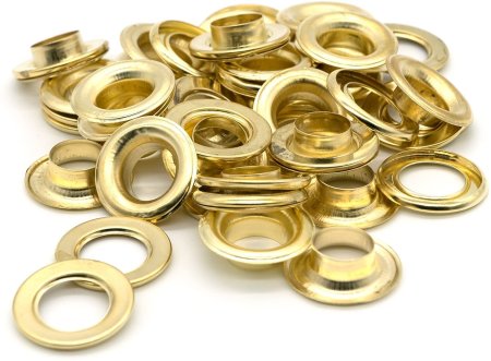 Люверсы стальные 10 mm серебро