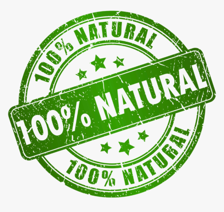 100 Натуральный продукт значок
