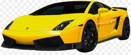Lamborghini Gallardo LP желтый PNG