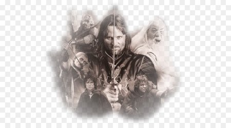 Арагорн на белом фоне