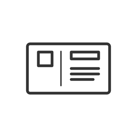 Визитная карточка значок