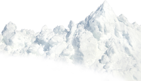 Сугробы на прозрачном фоне