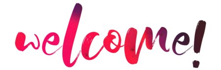 Надпись Welcome