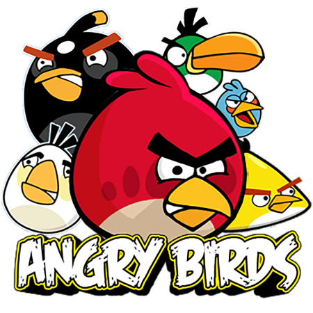 Angry Birds надпись