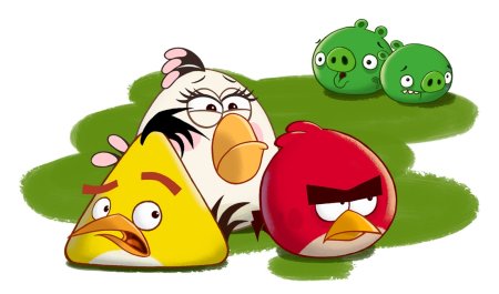 Angry Birds птицы и свиньи