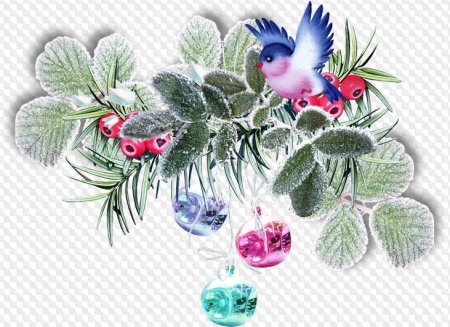 Зимний клипарт на прозрачном фоне