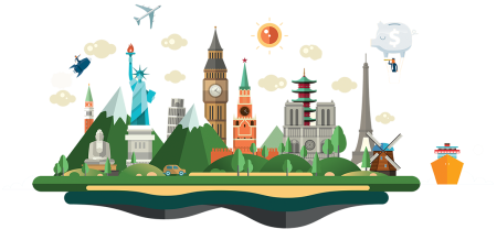 Достопримечательности вектор