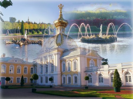 Государственный музей заповедник Петергоф лого