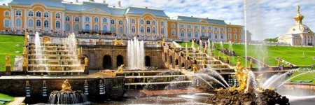 Фонтаны Петергофа коллаж