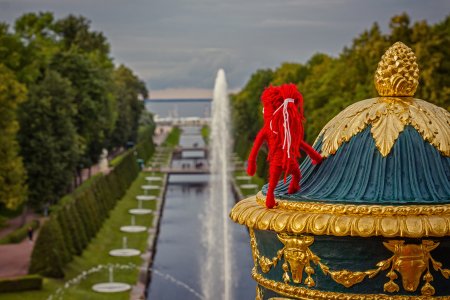 Фонтаны Петергофа рисунок