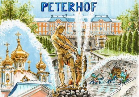Химера Nik-фонтаны Петергофа