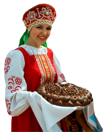 Девушка с хлебом и солью