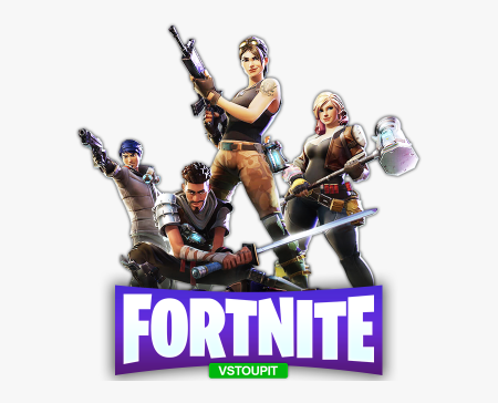 Fortnite на белом фоне