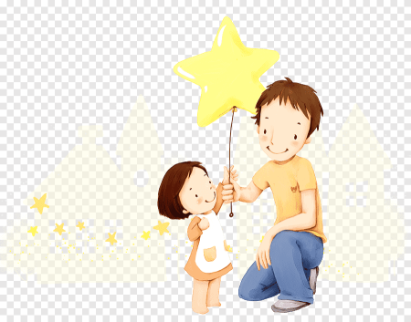 Клипарт отец и дети