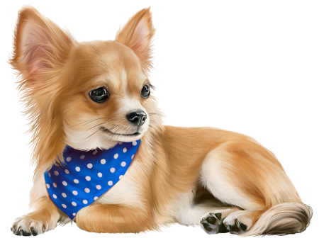 Чихуахуа на прозрачном фоне