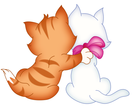 Кошка мультяшка