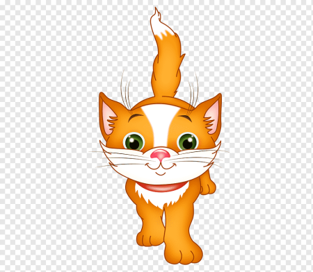 Котенок рыжий мультяшка