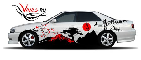 Toyota Chaser 100 винил Самурай
