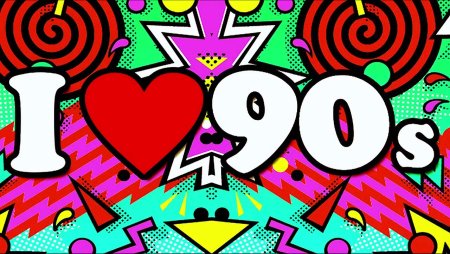 Фон в стиле 90-х